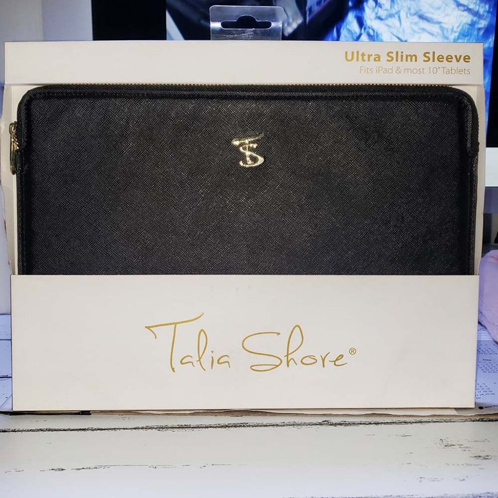 Talia Shore Black Ultra Slim Sleeve Fits most 10"